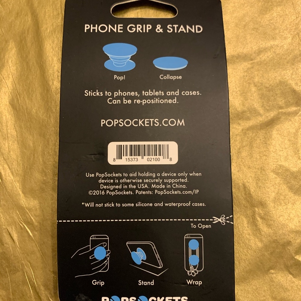 Pop sockets phone grip & stand iPhone android - Picture 2 of 3
